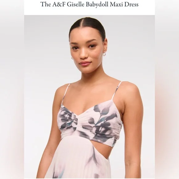 Abercrombie & Fitch Giselle Babydoll Floral Maxi Dress - Picture 3 of 12